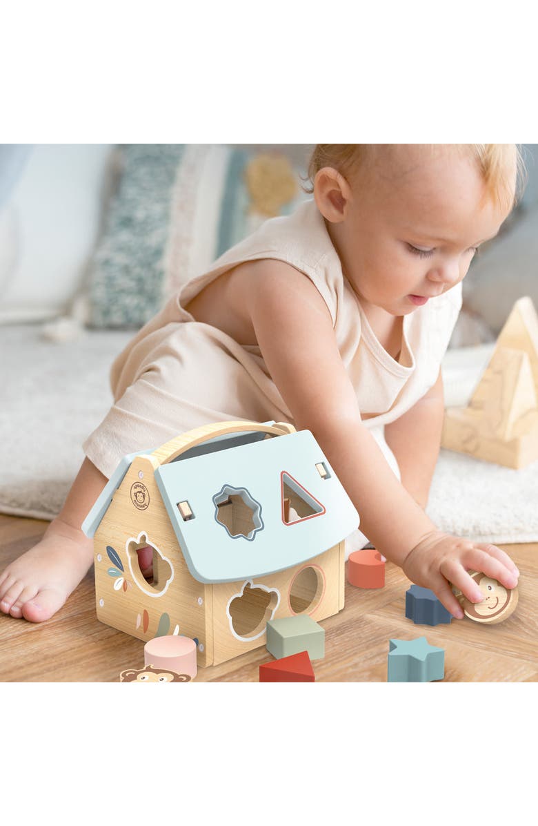Speedy Monkey House Shape Sorter, Alternate, color, Multi