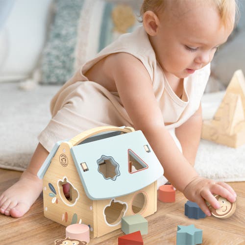 Speedy Monkey House Shape Sorter In Animal Print