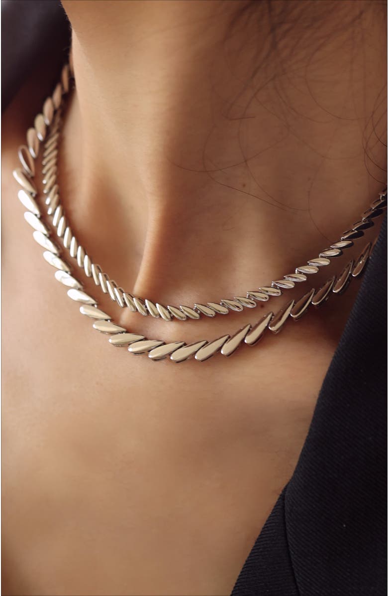 RC RETRO CHIC Tassels Necklace, Alternate, color, Silver