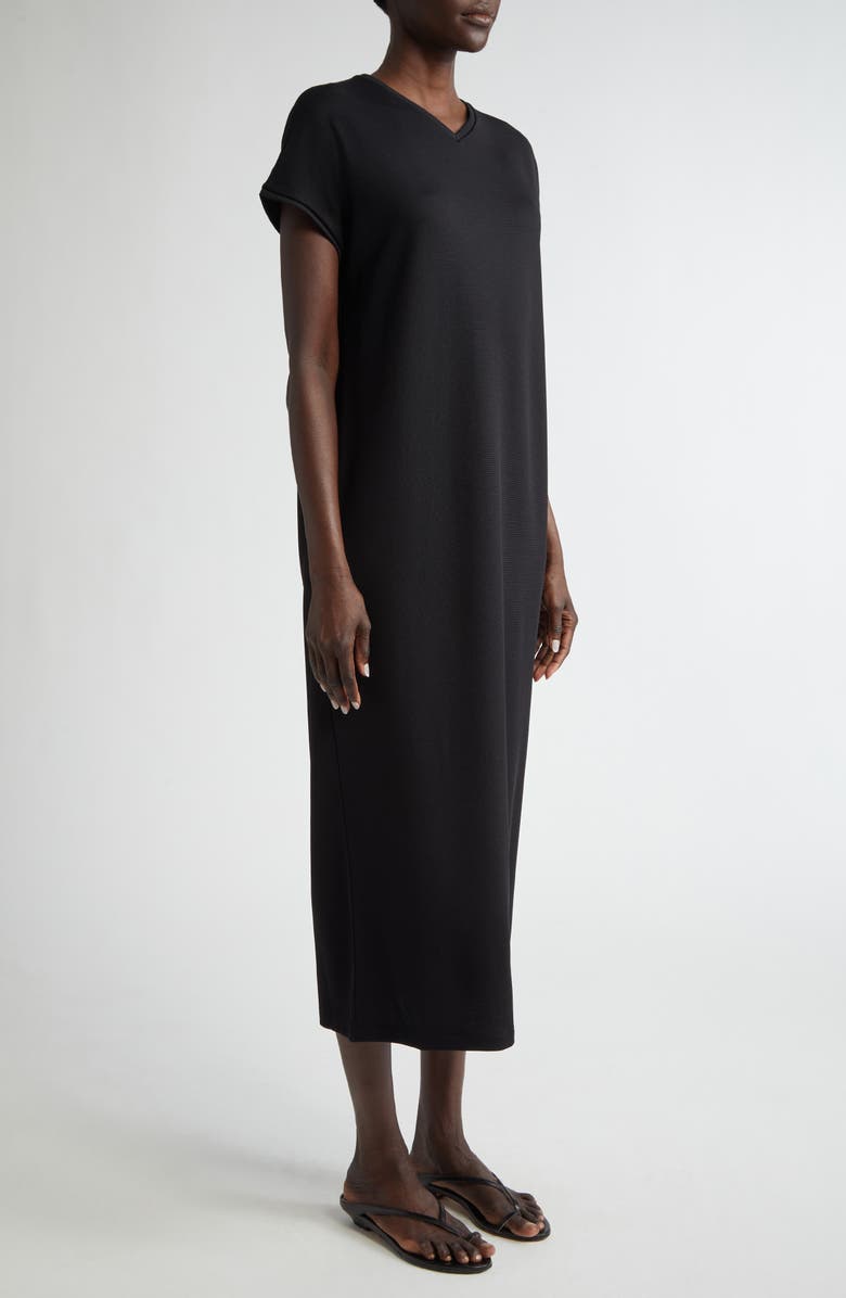 Khaite Verda Milano Jersey Midi T-Shirt Dress, Alternate, color, 