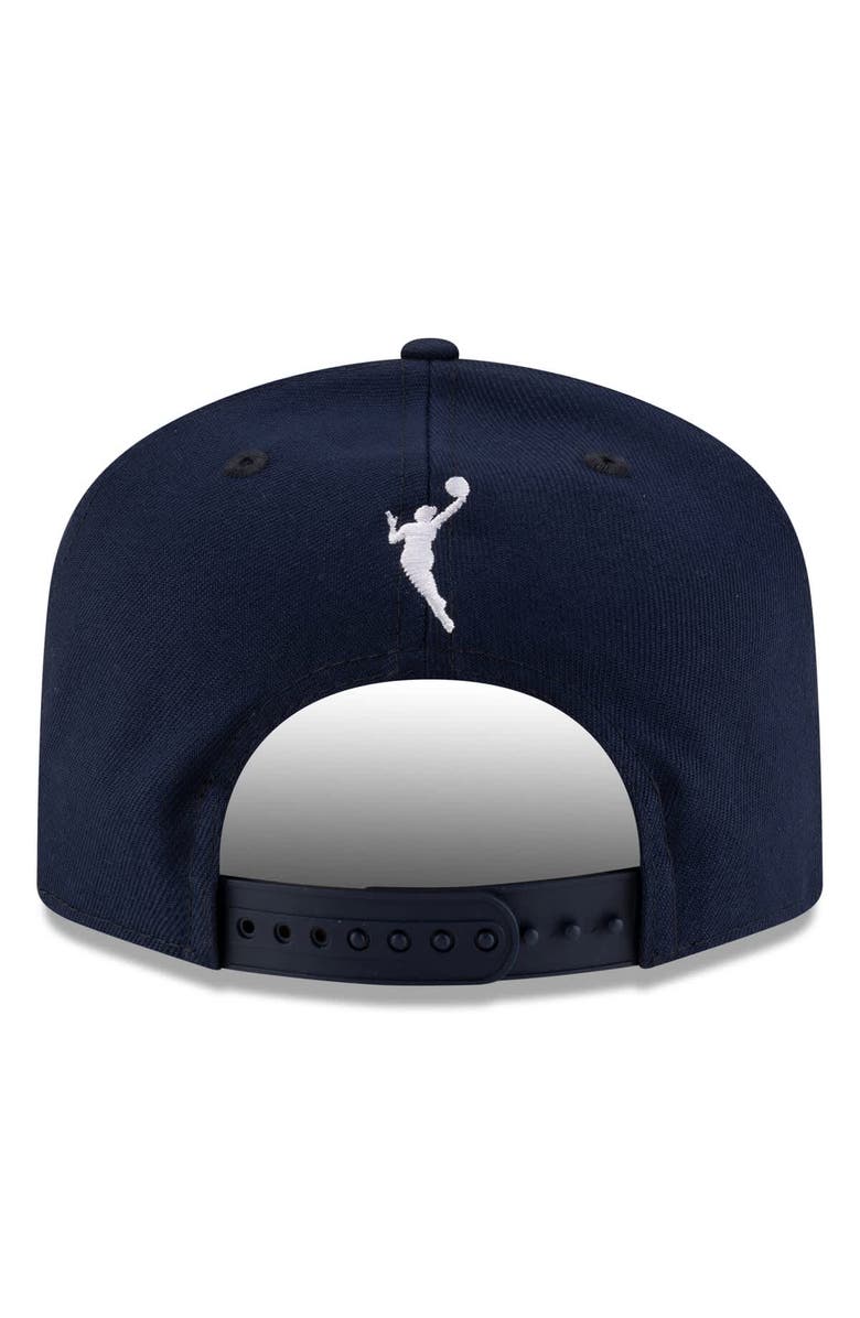 New Era Unisex New Era Navy/Red Indiana Fever 2025 WNBA Draft A-Frame 9FIFTY Snapback Hat, Alternate, color, 