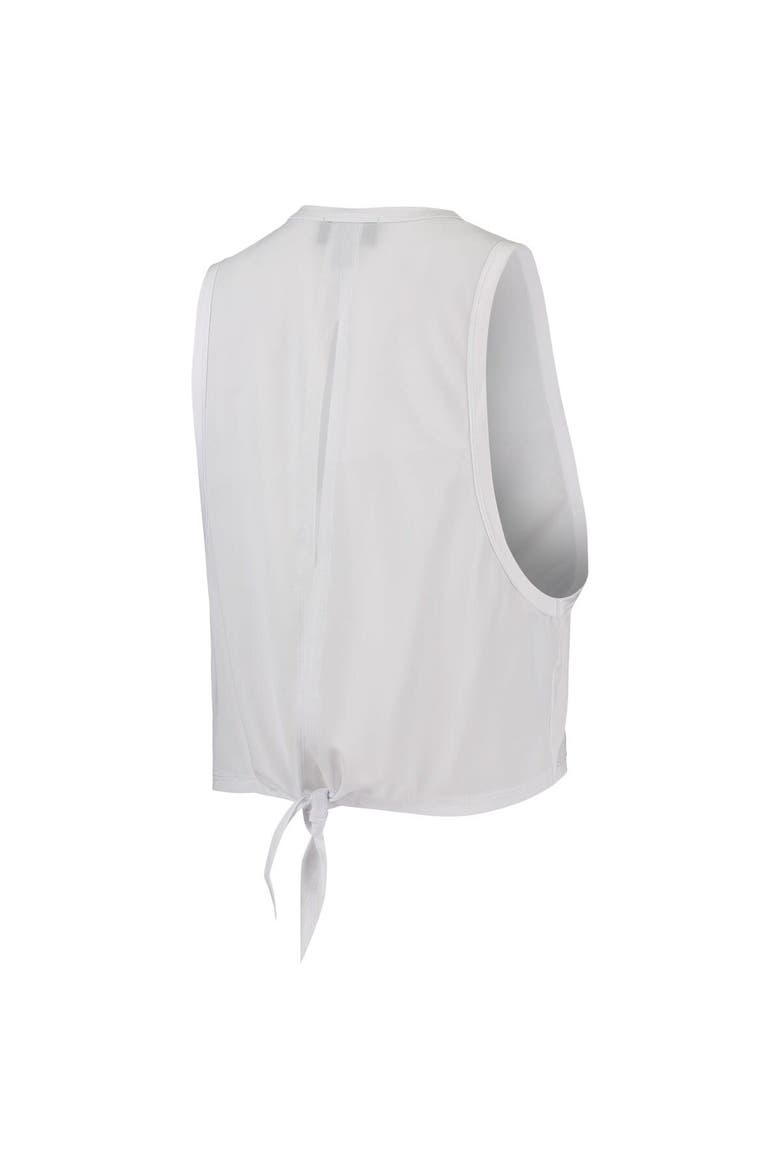 Women's The Wild Collective White Chicago White Sox Open Back Twist-Tie Tank Top, Alternate, color, White