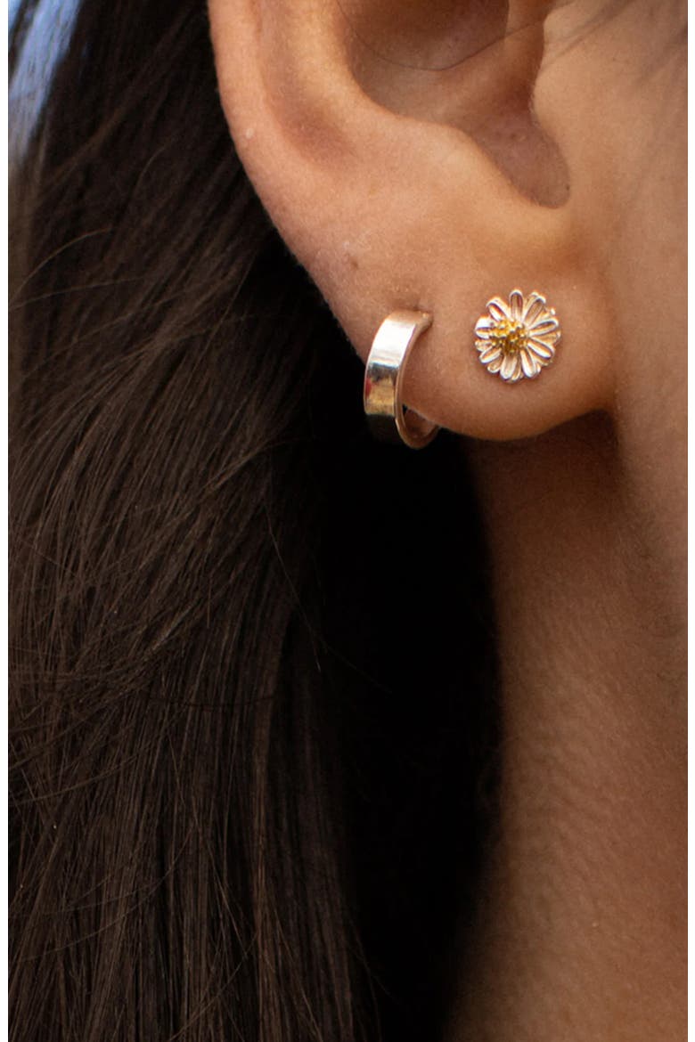 Mini Wildflower Stud Earrings, Alternate, color, SILVER