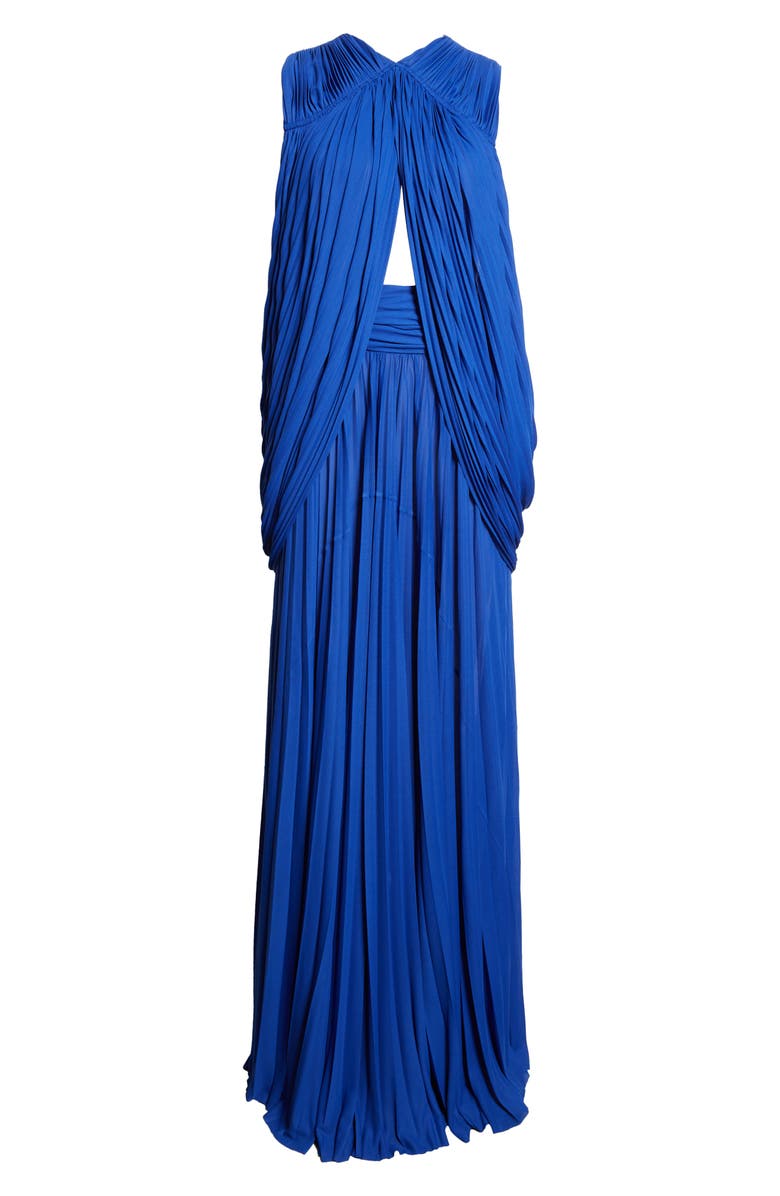 Proenza Schouler Bari Draped Jersey Two-Piece Dress, Alternate, color, Cobalt