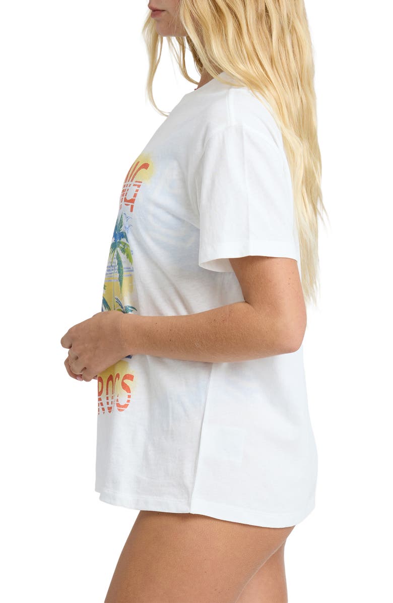Billabong Tropic Escape Cotton Graphic T-Shirt, Alternate, color, Salt Crystal