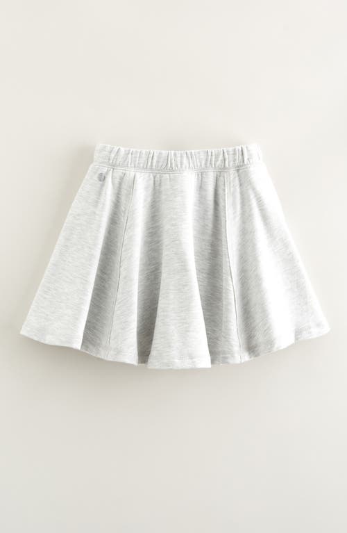 Zella Girl Kids' Step Up Fleece Skort In Gray