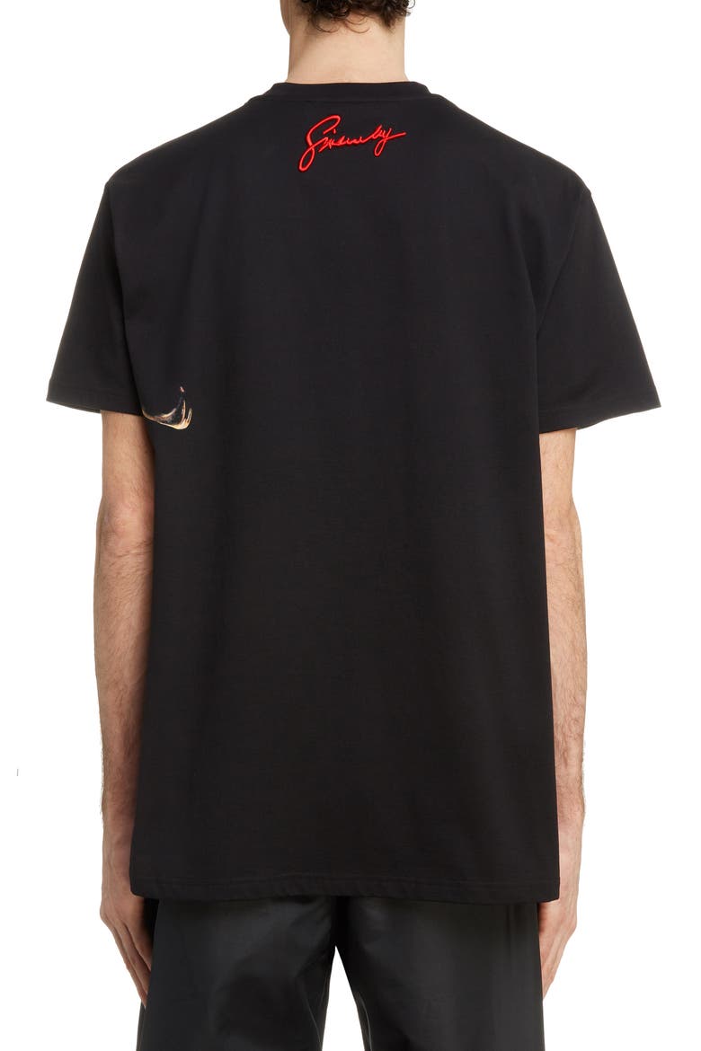 Lion Graphic T-Shirt, Alternate, color, BLACK