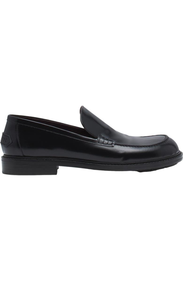 Lanvin SPINTO LOAFERS IN GLOSSY LEATHER, Main, color,