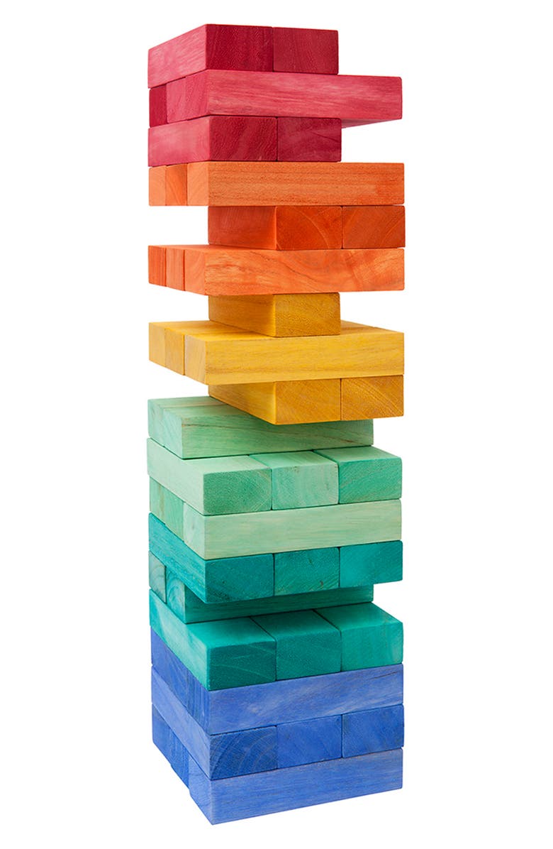 Sunnylife Giant Wood Jumbling Tower, Alternate, color,