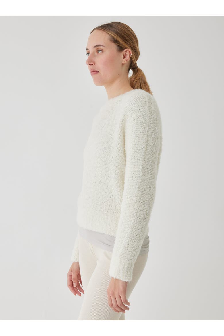Alpaca Loup Long Sleeve Crewneck, Alternate, color, NACRE