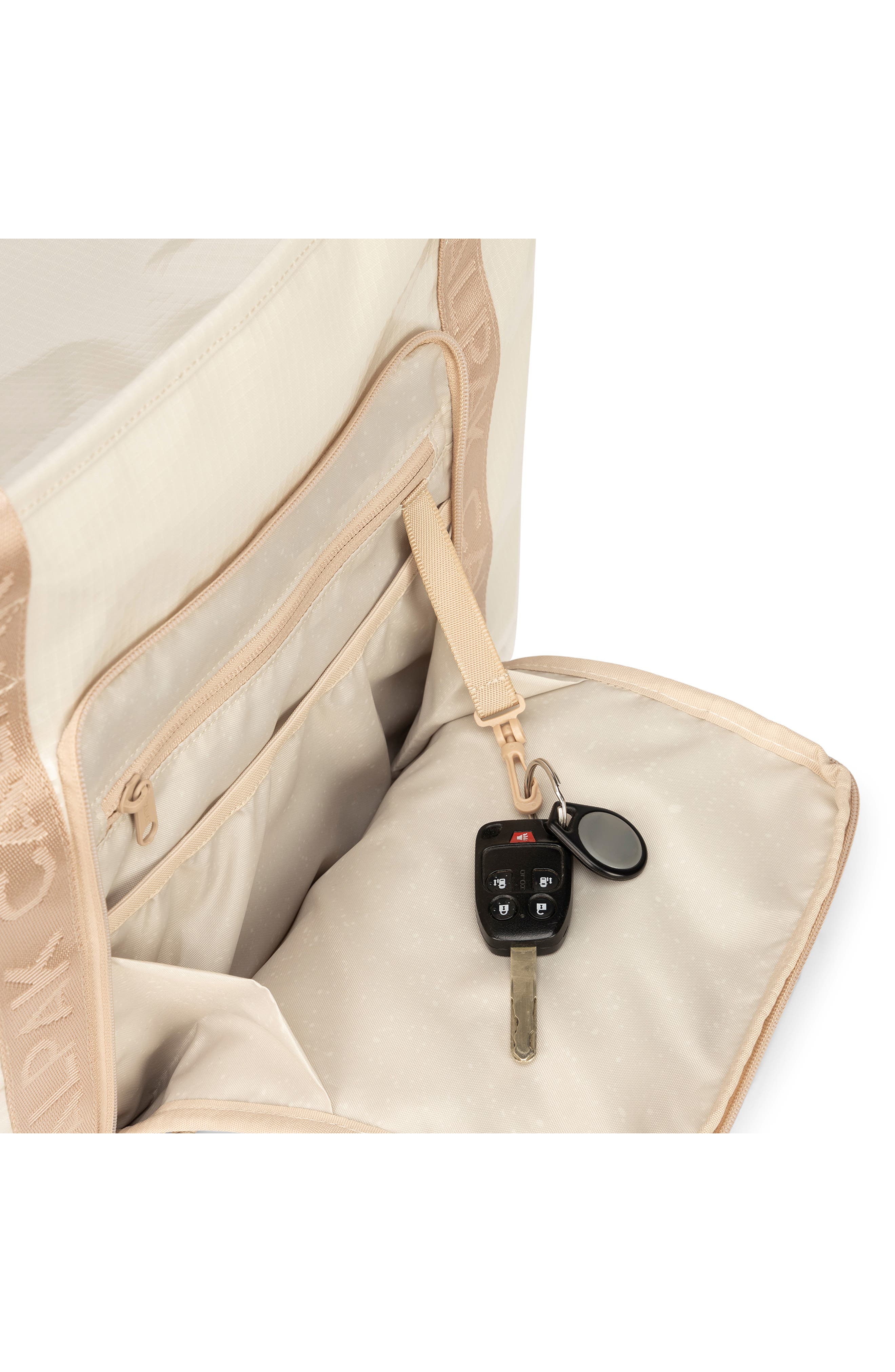 Terra 35L Water Resistant Zip Tote, Alternate, color, WHITE SANDS