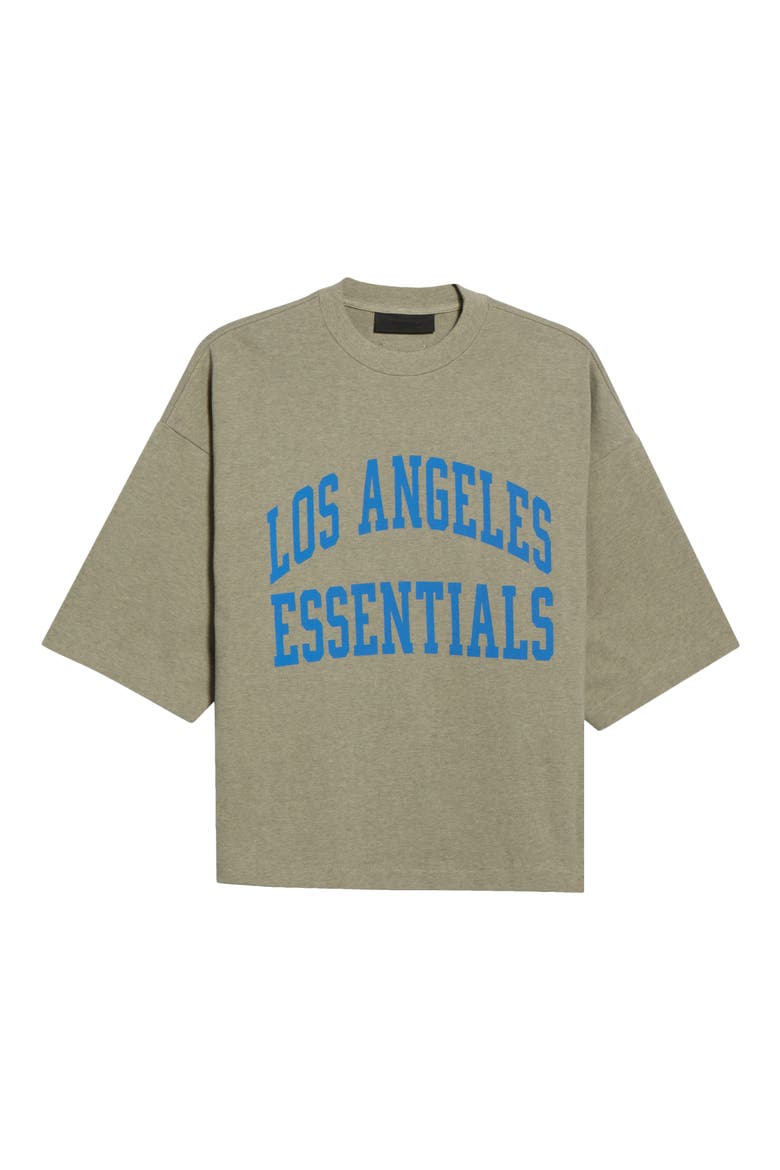 x NFL Los Angeles Chargers Oversize Cotton Graphic T-Shirt, Main, color, CONCRETE HEATHER