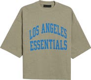 Fear of God Essentials x NFL Los Angeles Chargers Oversize Cotton Graphic T-Shirt
