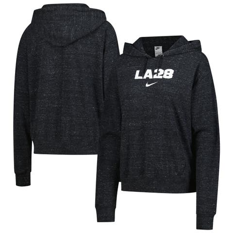 Women's Nike  Black LA28 Summer Olympics Gym Vintage Pullover Hoodie