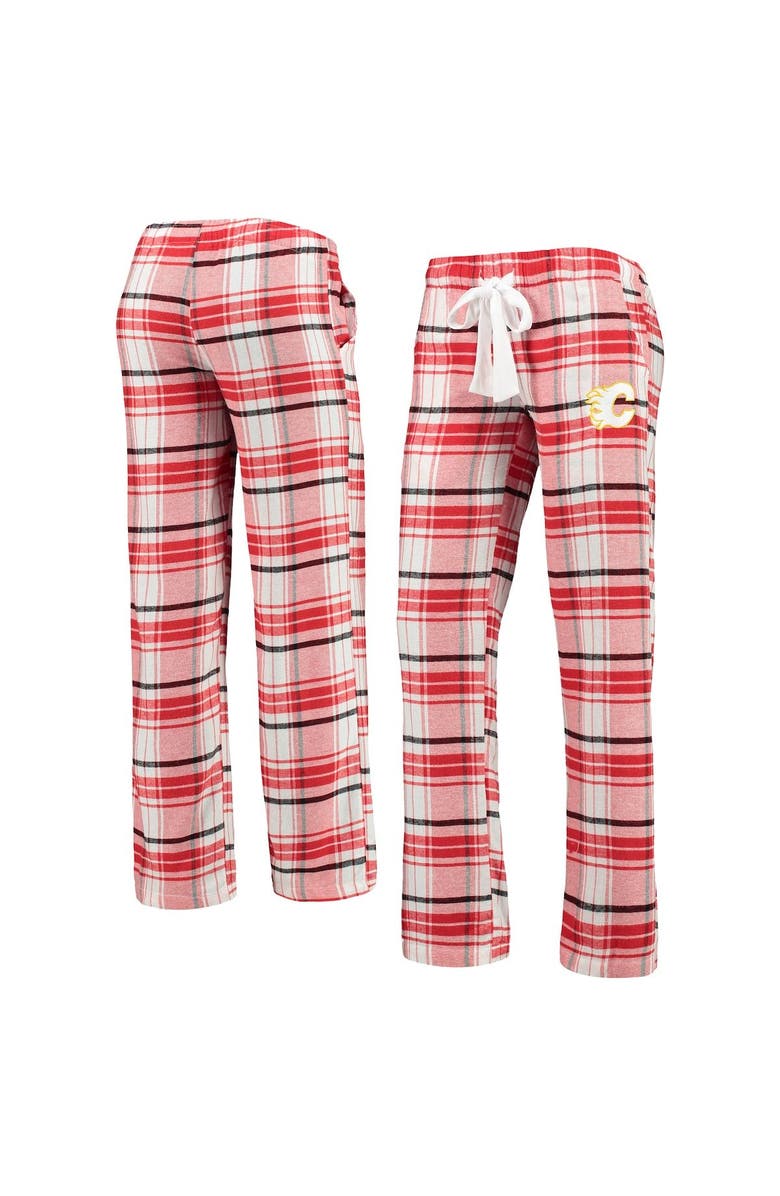 CONCEPTS SPORT Women's Concepts Sport Red/Black Calgary Flames Accolade Flannel Pants, Main, color,