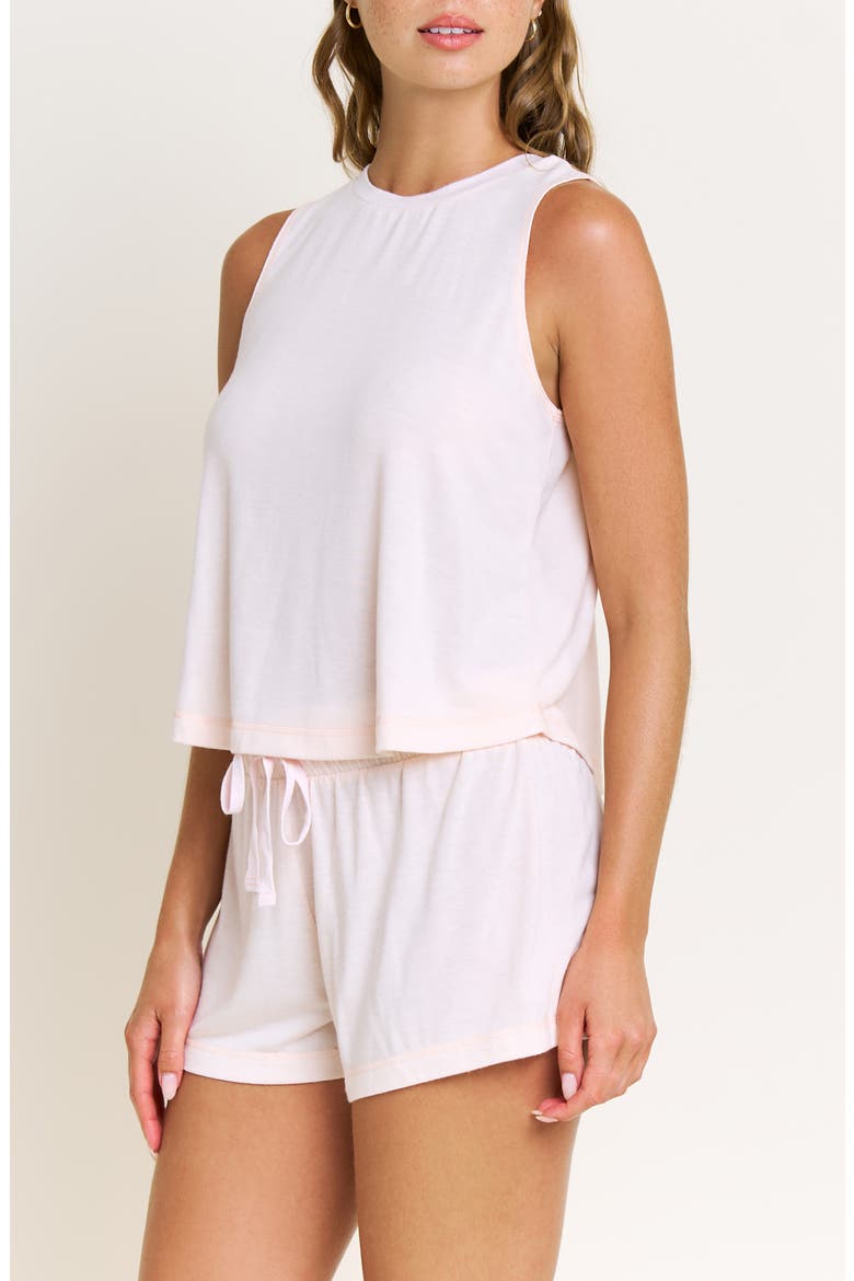 Star Seeker Short Pajamas, Alternate, color, SHELL PINK