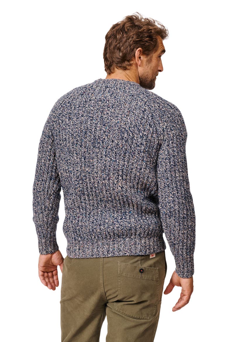 Gunby Rib Crew Neck Sweater, Alternate, color, Blue Twist