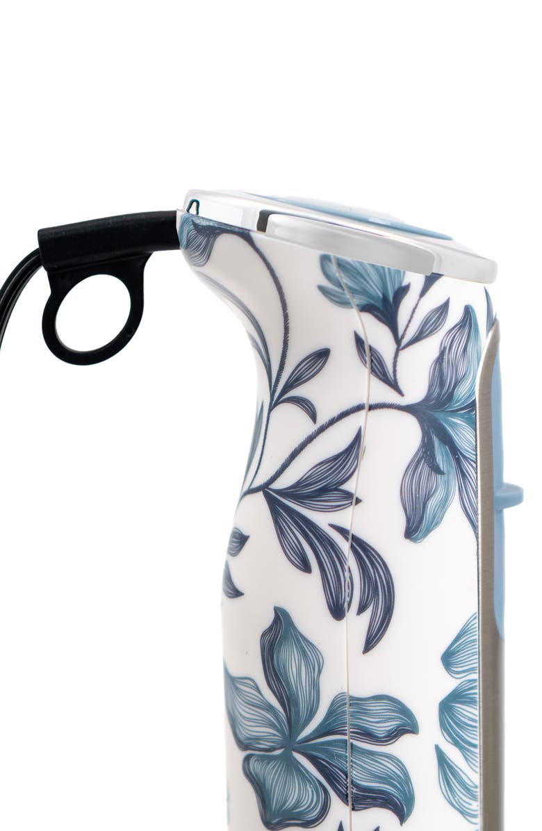 Dwell Studio Floral Print Immersion Blender, Alternate, color, Blue