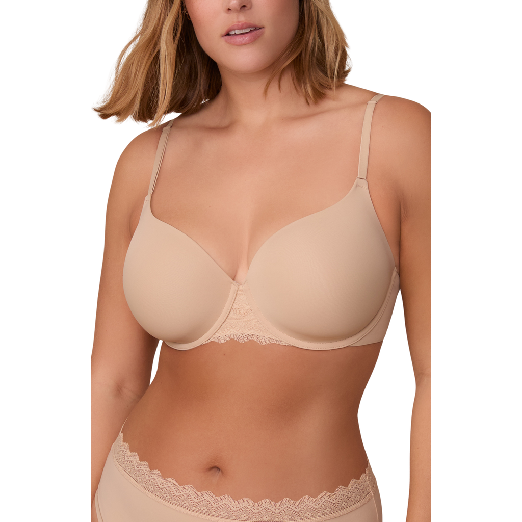 Harper Wilde Base Lace T-shirt Bra In Neutral