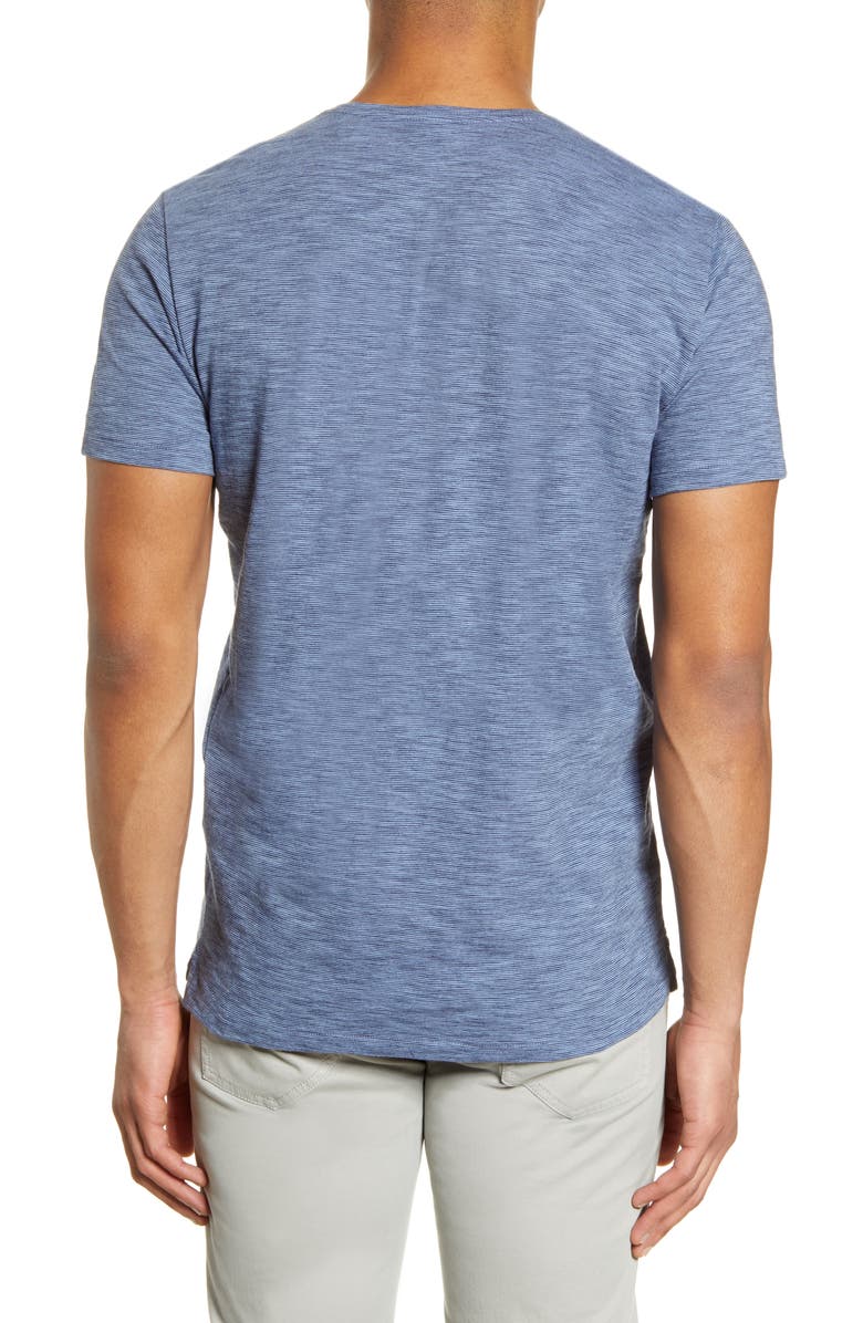 Bonobos Slim Fit Pinstripe Henley, Alternate, color,
