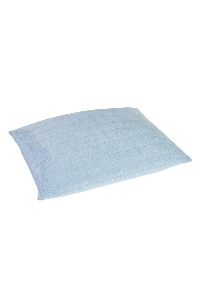 Allied Home Below Zero Quilted Cooling Pillow, Main, color, Blue