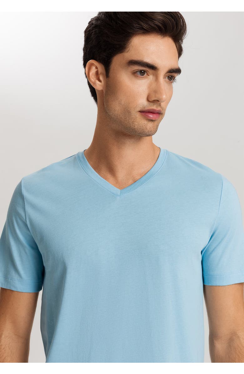 Hanro Night And Day V-Neck Cotton Pajama Set, Alternate, color, 