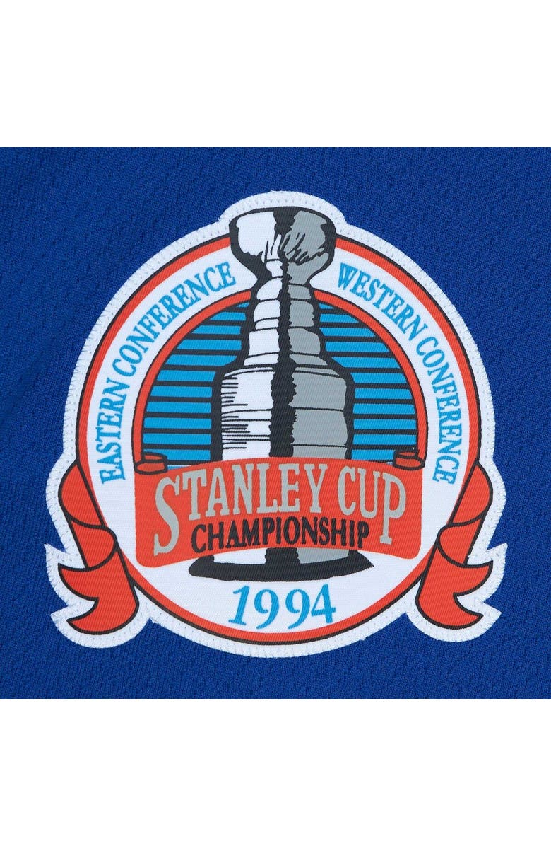 Mitchell & Ness Men's Mitchell & Ness Mike Richter Blue New York Rangers 1993/94 Blue Line Player Jersey, Alternate, color,