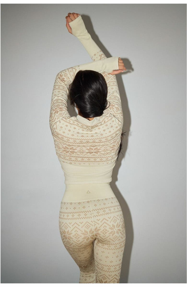 Vitality BaseLayer Henley Top, Alternate, color, Snowflake