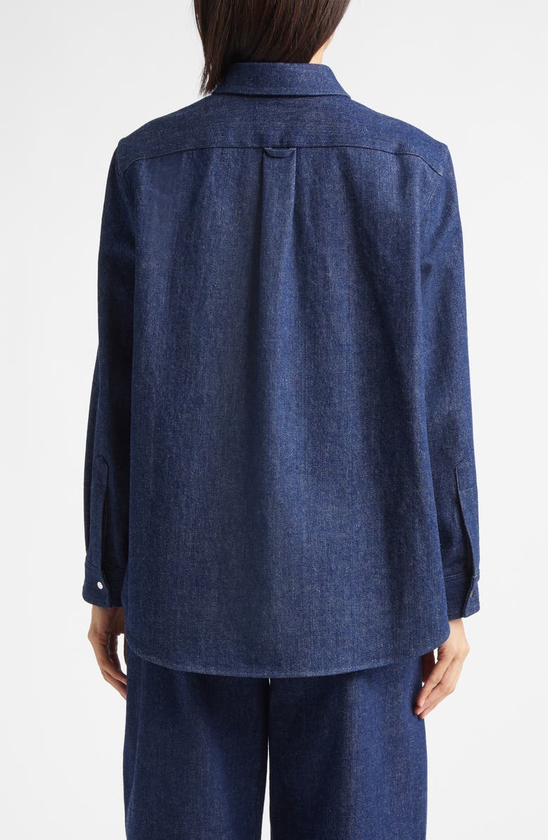 PARTOW Myles Denim Shirt Jacket, Alternate, color, Ink