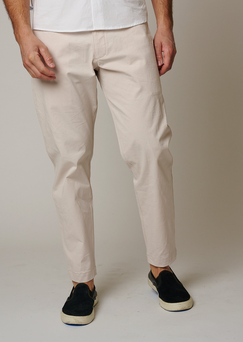 Leisure Lab Stretch Cotton Chino Pant In Shell