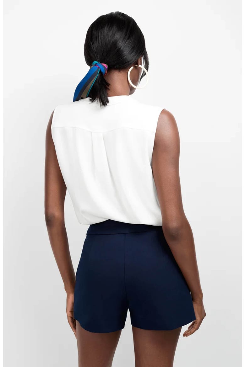Sleeveless Kaiko Top, Alternate, color, Whitewash