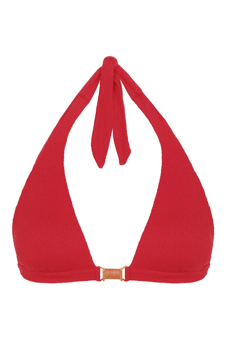 Pam Hanna Bikini Top, Alternate, color, RED