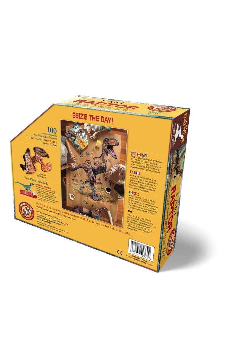Madd Capp RAPTOR 100 Piece Jigsaw Puzzle For Ages 6 And Up, Alternate, color, Multicolored