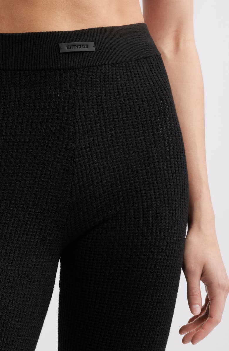 Fear of God Essentials Waffle Knit Leggings, Alternate, color, 
