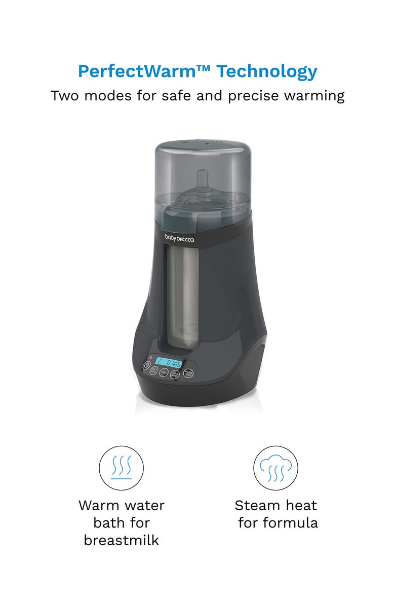 BABY BREZZA Smart Bottle & Breastmilk Warmer, Alternate, color, Charcoal