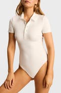 Commando Polo Scuba Knit Bodysuit