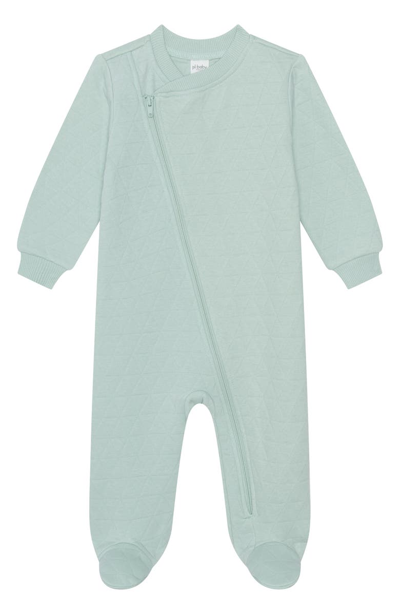 PL Baby by Petit Lem 2-Pack Zip Footies, Alternate, color, 