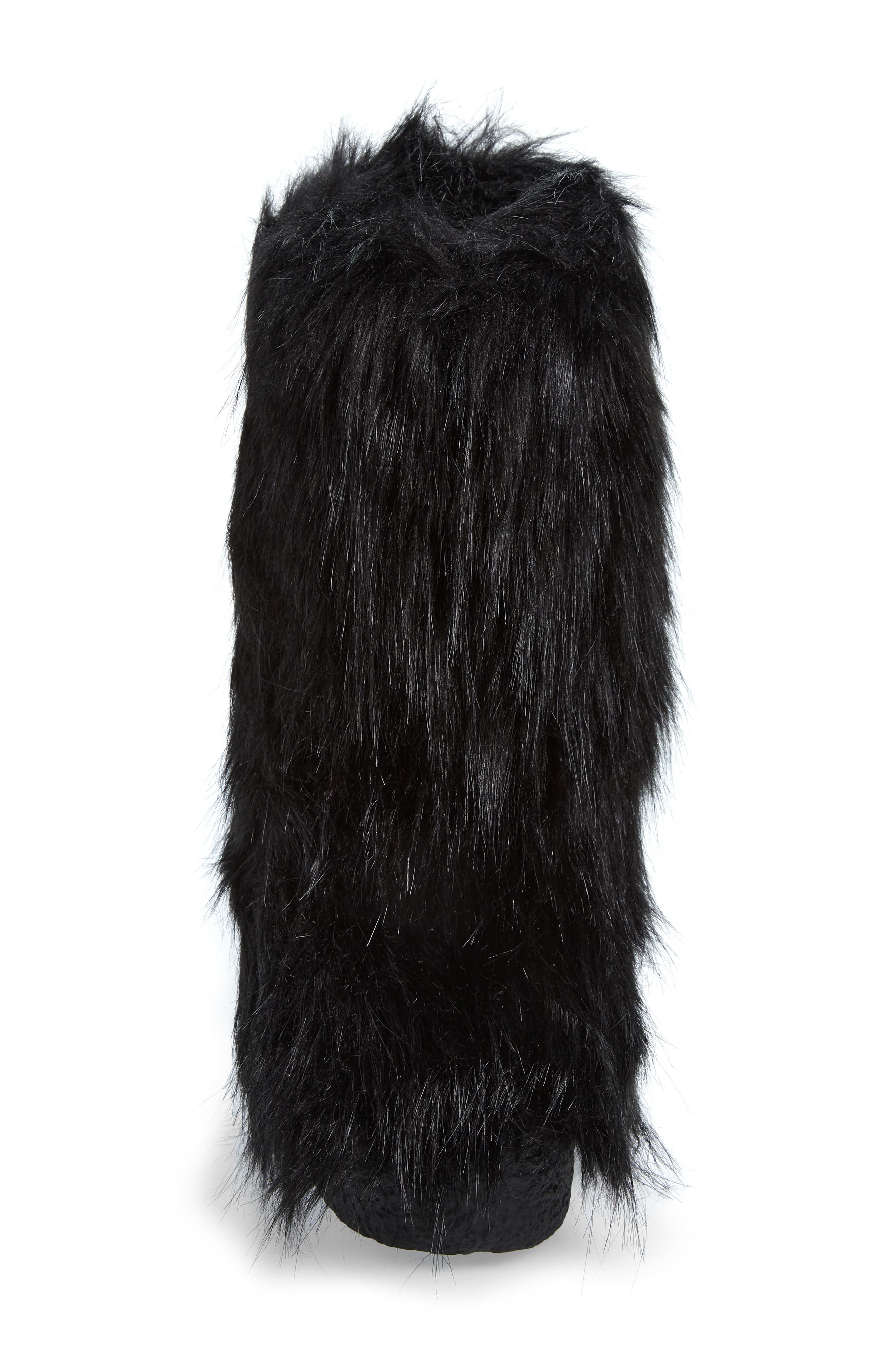 Jeffrey Campbell Faux Fur Bootie, Alternate, color, 