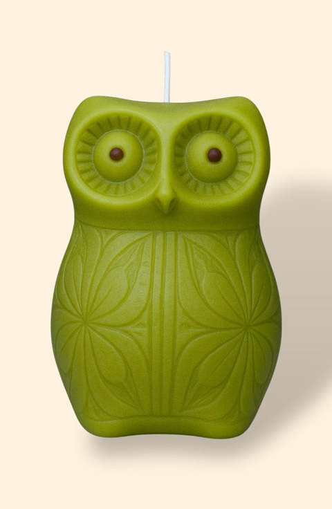Owl Night Long Candle