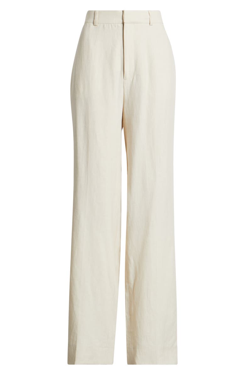 FRAME The Linen Blend Straight Leg Pants, Alternate, color, 
