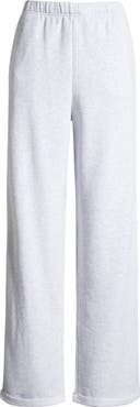 SKIMS Cotton Blend Fleece Classic Straight Leg Pants