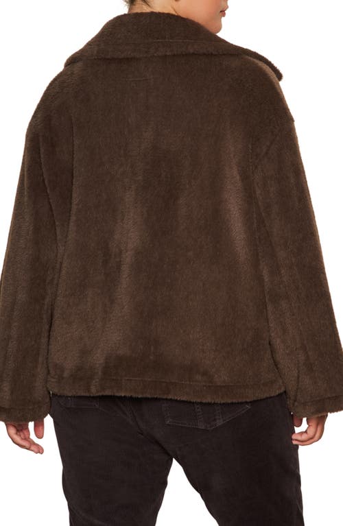 Sanctuary Colette Faux Fur Jacket In Brown