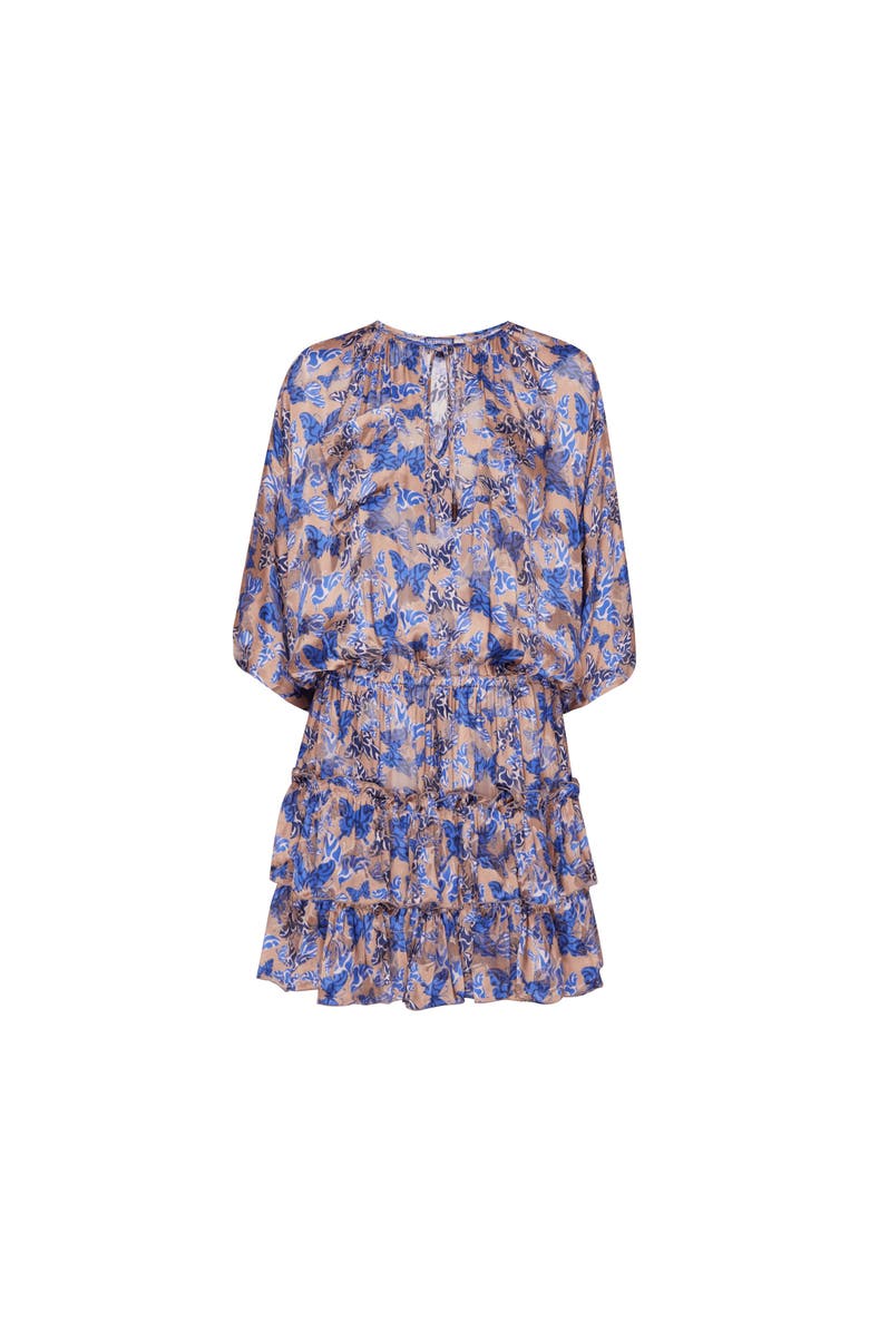 Vilebrequin Viscose and Silk Dress Disco Butterflly, Main, color, Blush