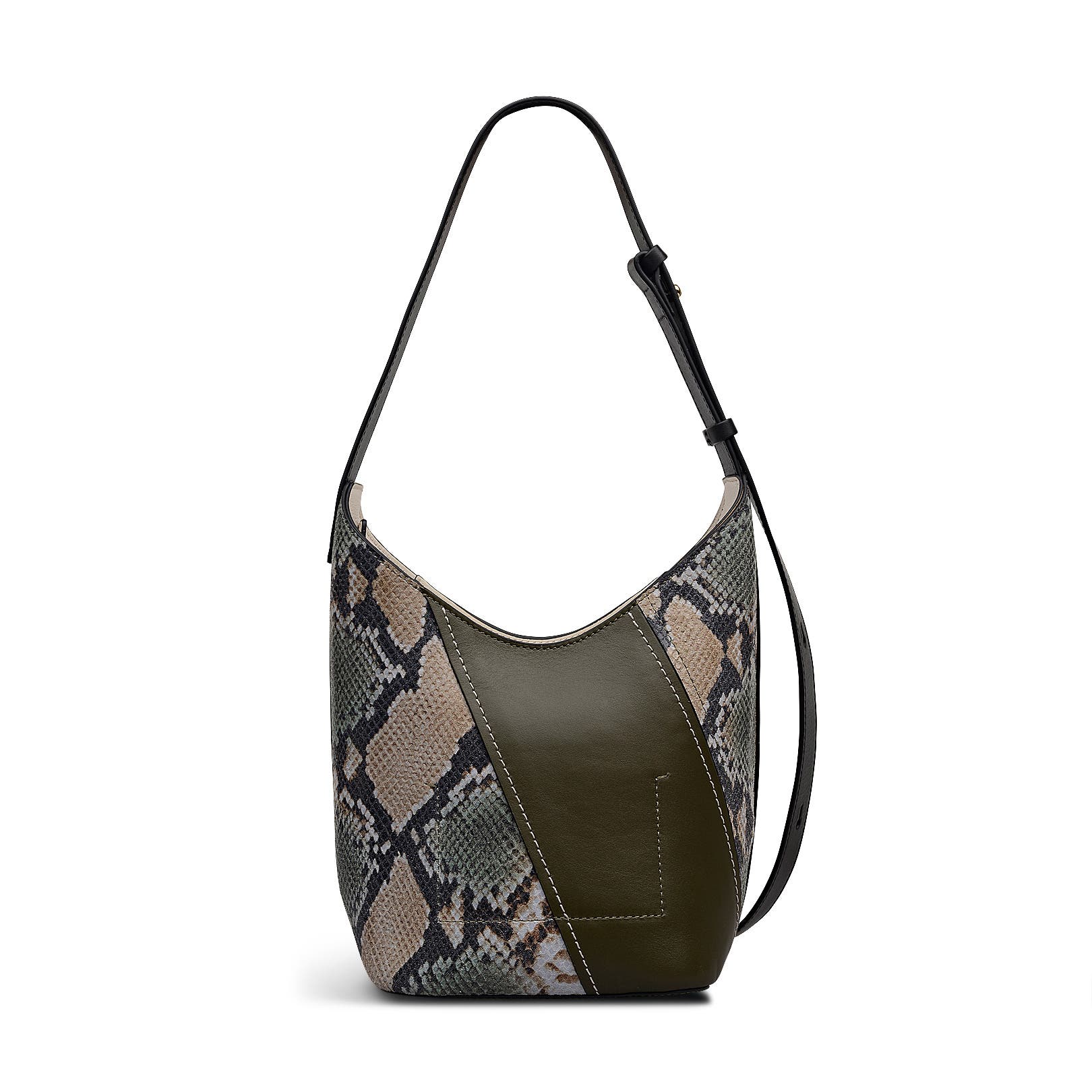 Radley Beaton Close - Patchwork Small Ziptop Crossbody Bag, Alternate, color, Pine Needle