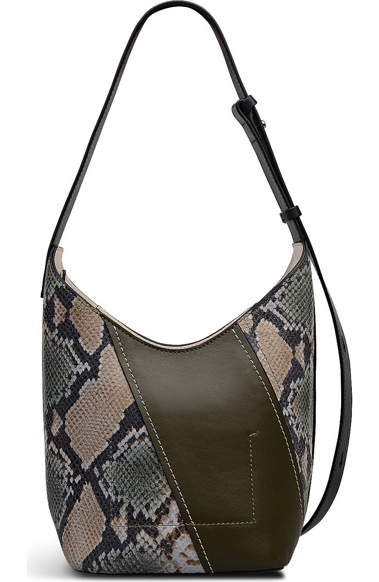 Radley Beaton Close - Patchwork Small Ziptop Crossbody Bag, Alternate, color, Pine Needle
