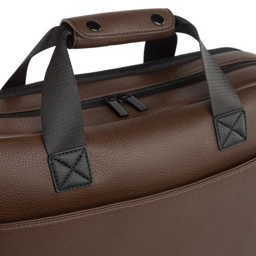 Bugatti Central Briefcase In Brown
