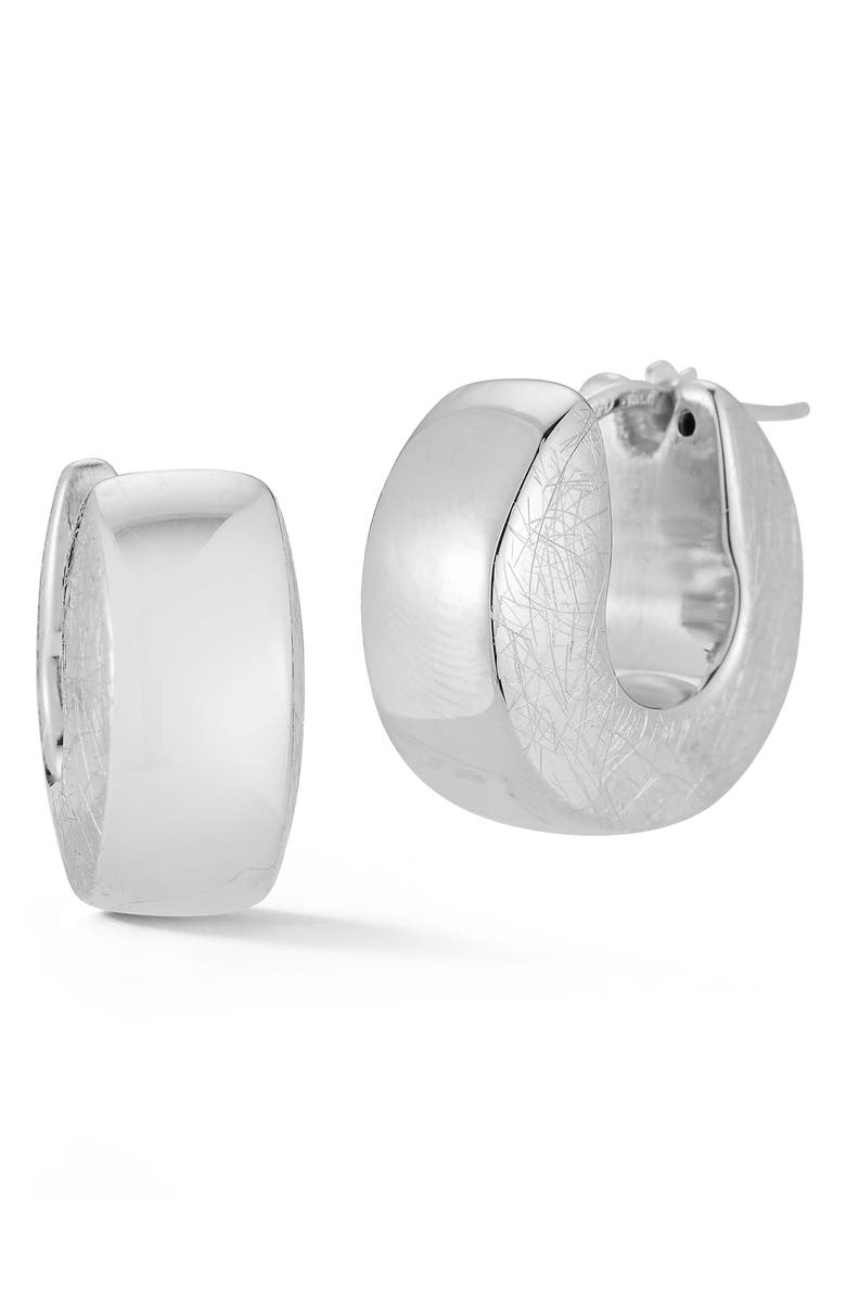 CHLOE AND MADISON Oval Hoop Earrings, Main, color, 