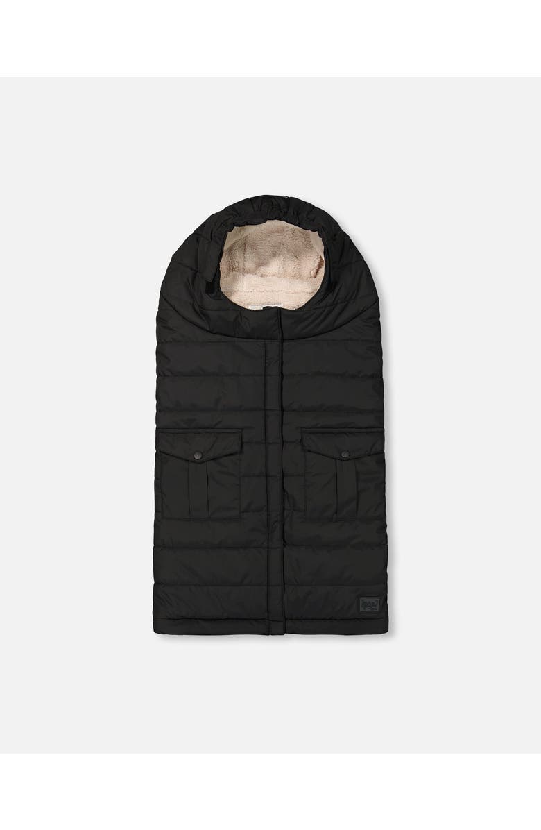 Deux par Deux Baby Unisex Evolutive Baby Footmuff Black, Alternate, color, 