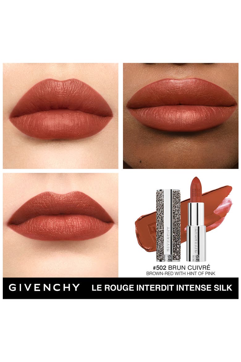 Le Rouge Interdit Intense Silk Satin Matte Lipstick (Limited Edition), Alternate, color, N502