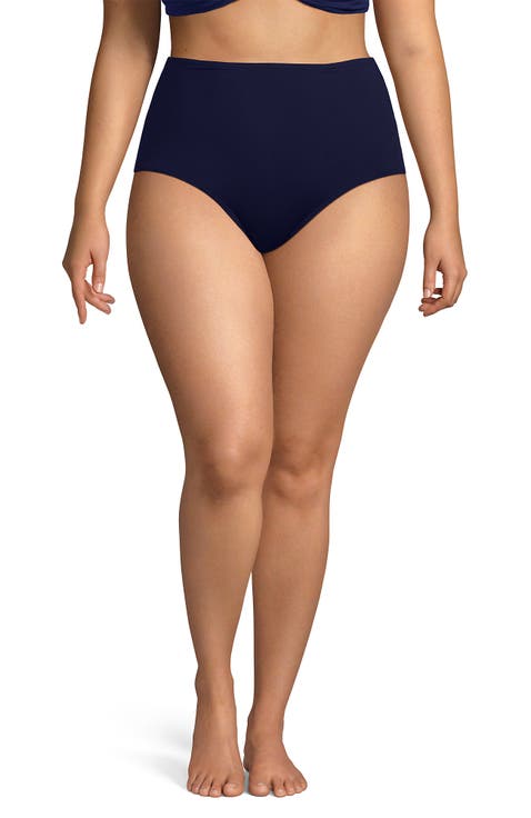 Sculpting Suit Chlorine Resistant Targeted Control Retro High Waisted Bikini Swim Bottoms